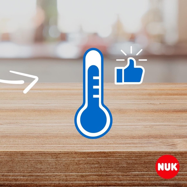 [Hàng nội địa Đức] Bình sữa NUK kiểm soát nhiệt độ của Đức size 150ml và 300ml