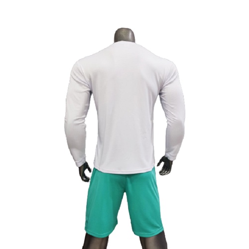 Quần áo bóng đá tay dài CHELSEA màu trắng xanh 2022 CÓ IN tên số