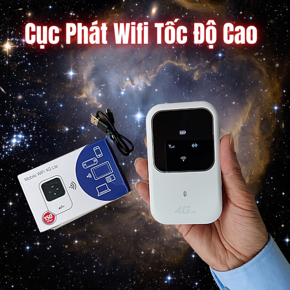 Bộ Cục Phát Wifi 4G Di Động Cầm TayTốc Độ Cao Giá Rẻ Màu Trắng HQ36 | BigBuy360 - bigbuy360.vn