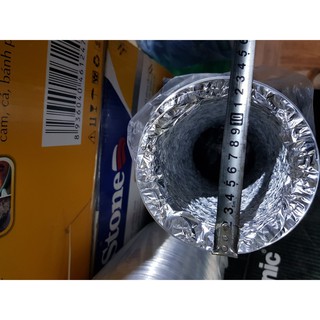 Ống gió bạc mềm D100 / D125mm / D150mm