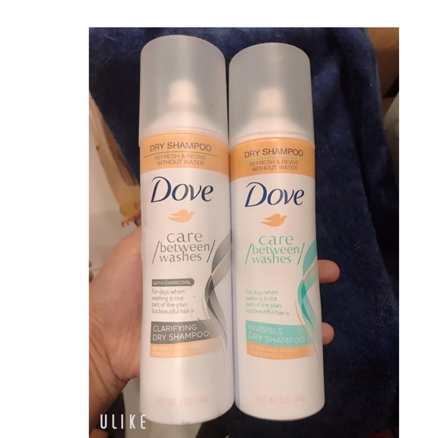 Dầu gội đầu dạng xịt khô dove care between washes 141g