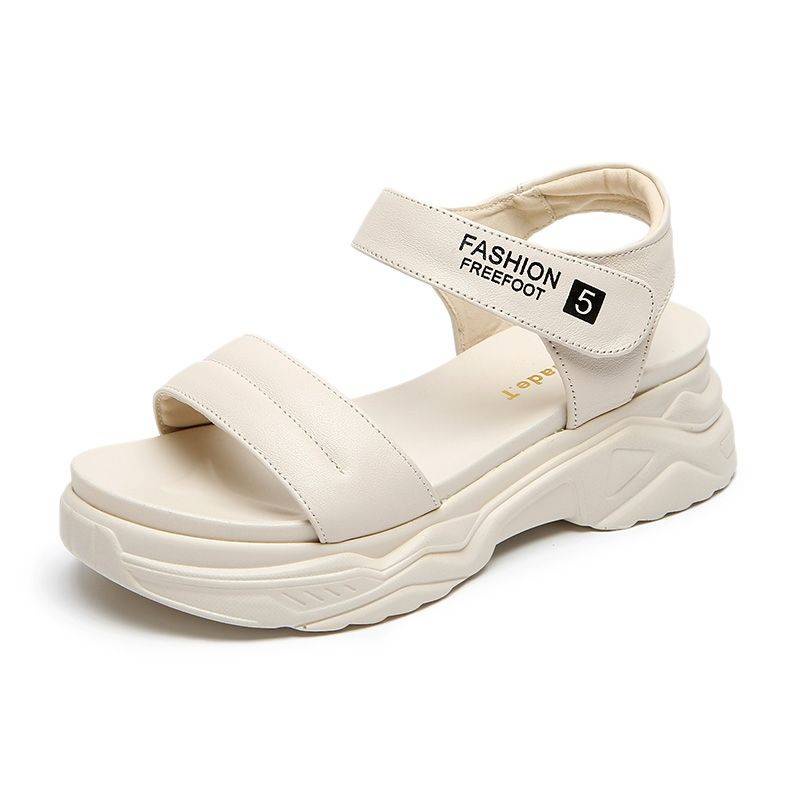 Dép xăng đan Giày Sandal Da Mềm Đế Dày Thời Trang Đi Biển Mùa Hè Dễ Phối Đồ