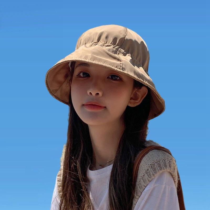 Mũ Xô Có Dây Rút Phong Cách Hàn Quốc Chống Nắng Mau Khô