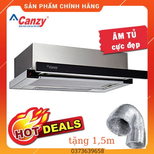 Máy Hút Mùi Âm Tủ Canzy CZ 6002G- 60cm - Hút Khói -Khủ Mùi Nhà Bếp -Hàng Chính Hãng -Bảo Hành 24 Tháng