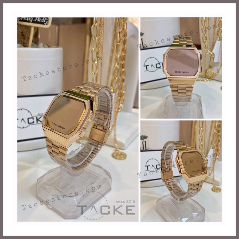 Đồng Hồ Nam Nữ Led Cảm Ứng Màn Hình tráng gương điện tử, Unisex, Touch Watch Chất Liệu Cao Cấp không gỉ sét Bạc | BigBuy360 - bigbuy360.vn