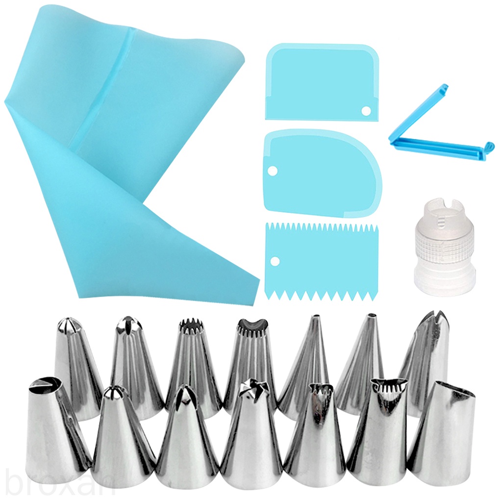 Set 20 Dụng Cụ Cạo Làm Bánh Có Thể Tái Sử Dụng