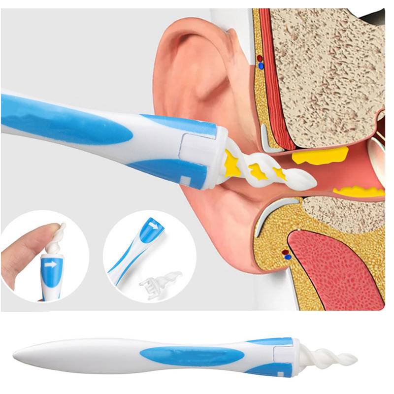 Bộ Dụng Cụ Lấy Ráy Tai 16 Món Bằng Silicone Mềm Mại Chăm Sóc Sức Khỏe