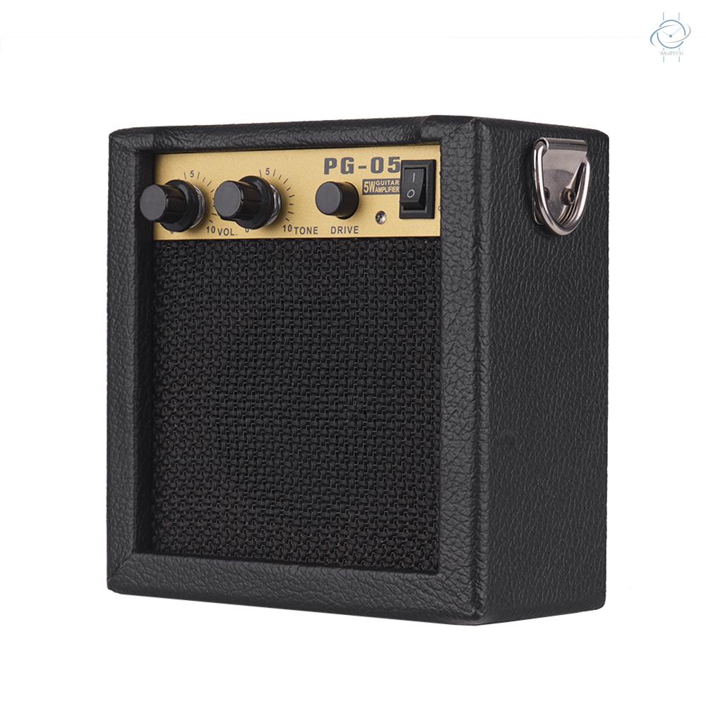 Loa khuếch đại âm thanh mini 5W với đầu vào 6.35mm jack 3.5mm cho đàn guitar
