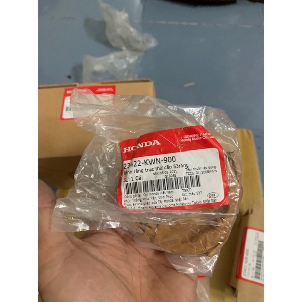 Bộ nhông láp Ab 125 zin hãng Honda