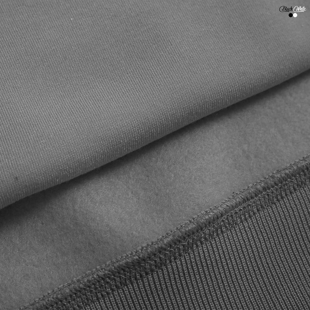 Áo sweater MEN 194 vải nỉ thu đông co dãn, dày dặn mềm mịn form rộng phong cách Unisex - SW Trơn