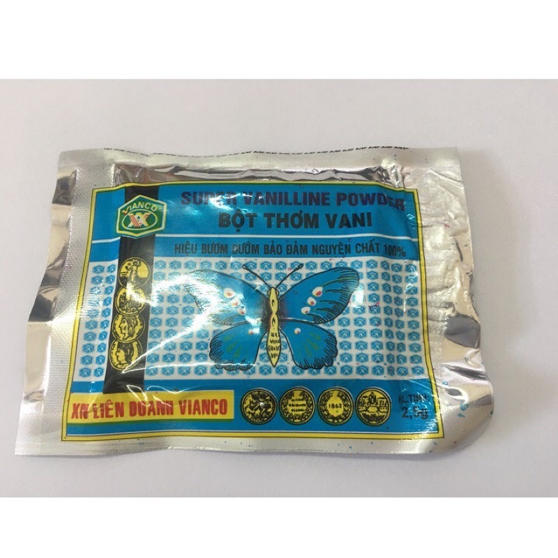 Gói (10 ống) vani hiệu con bướm