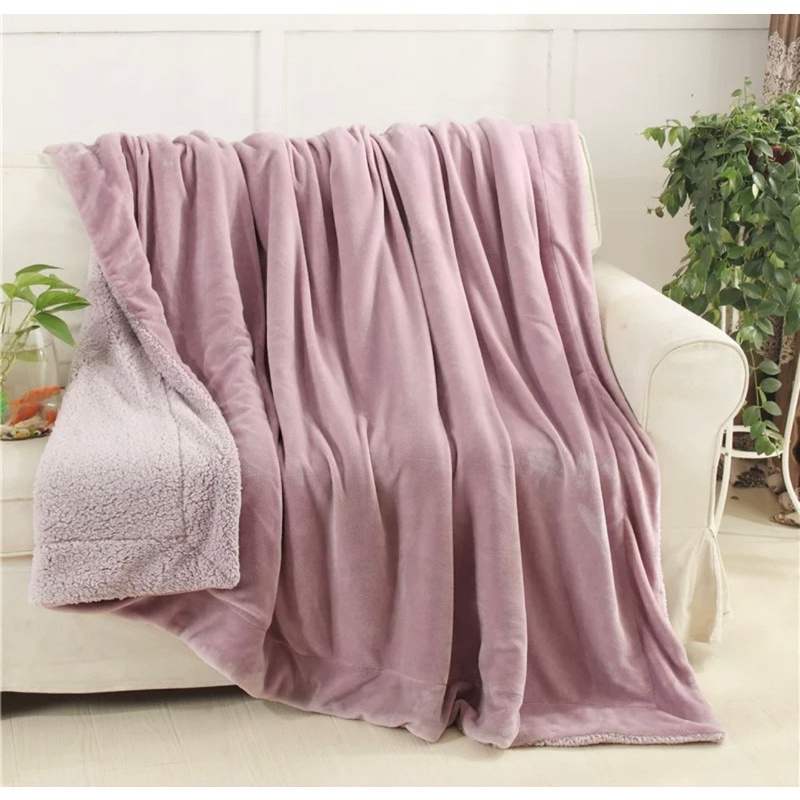 Chăn lông cừu Mượt Decor, mền lông tuyết dày 2 lớp đại hàn cho bé và gia đình kích thước 2mx2m3