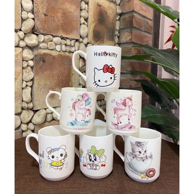 Combo 6 cốc sứ Bát Tràng