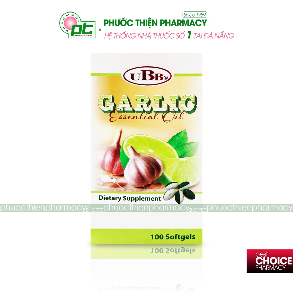 Viên uống tinh dầu tỏi của Mỹ tăng cường sức đề kháng, miễn dịch UBB