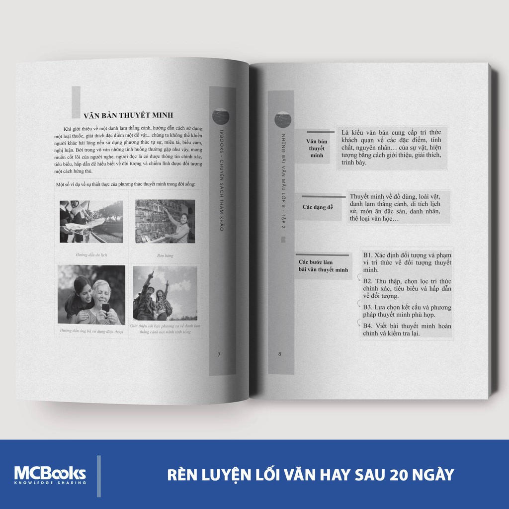 Sách Những Bài Văn Mẫu Lớp 8 Tập 2