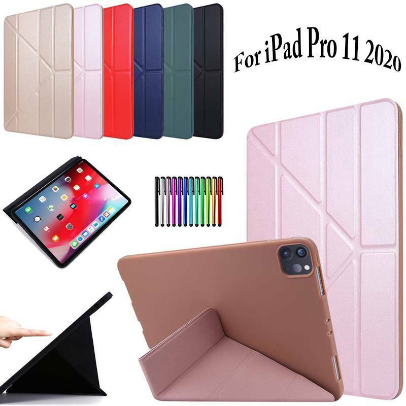 Bao da máy tính bảng nắp gập tự động tắt/mở màn hình thông minh chất liệu PU cho IPAD PRO 11 INCH 2020