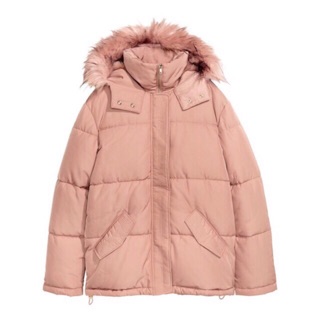 Áo khoác h&m size 34 hồng
