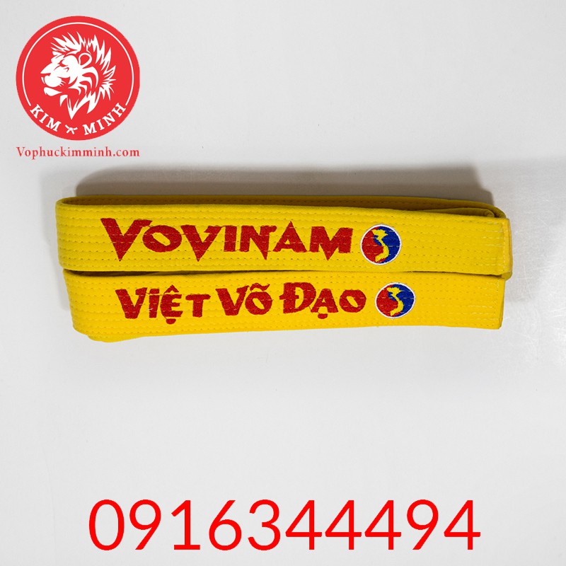 Đai Vovinam Kim Minh thông dụng và cao cấp