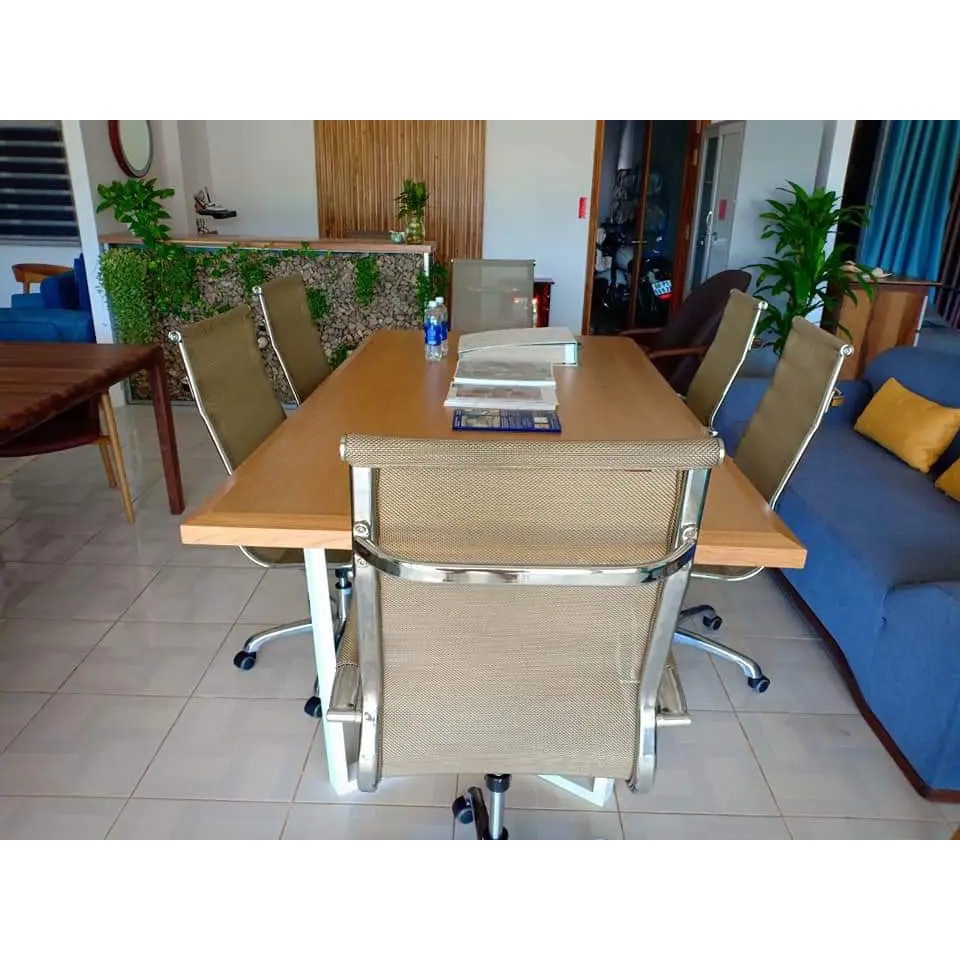 Ghế làm việc lưới lưng cao chân xoay nhôm TM003A (hàng loại 1)