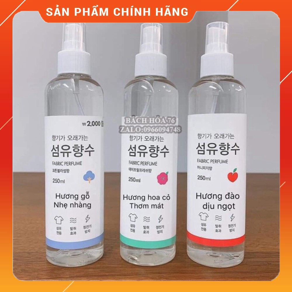 [ Giá tại kho ] BÁN SỈ - Xịt Thơm Quần Áo Fabric Perfume Hàn Quốc 250ml Linh Kiện Thiện Phát - 308 Thống Nhất Là nhà phâ