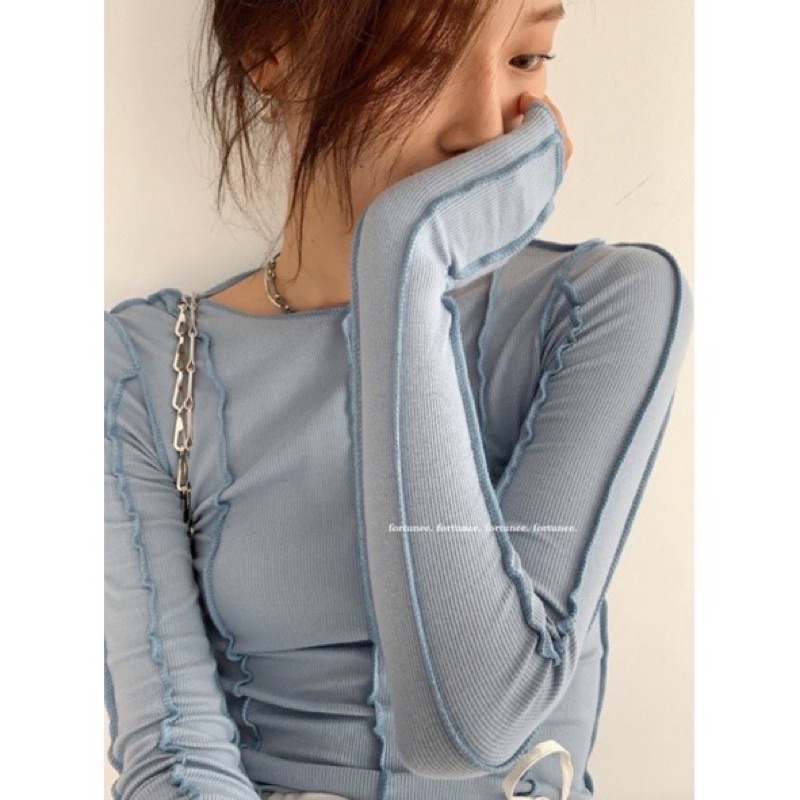 Áo thun tay dài sọc free size