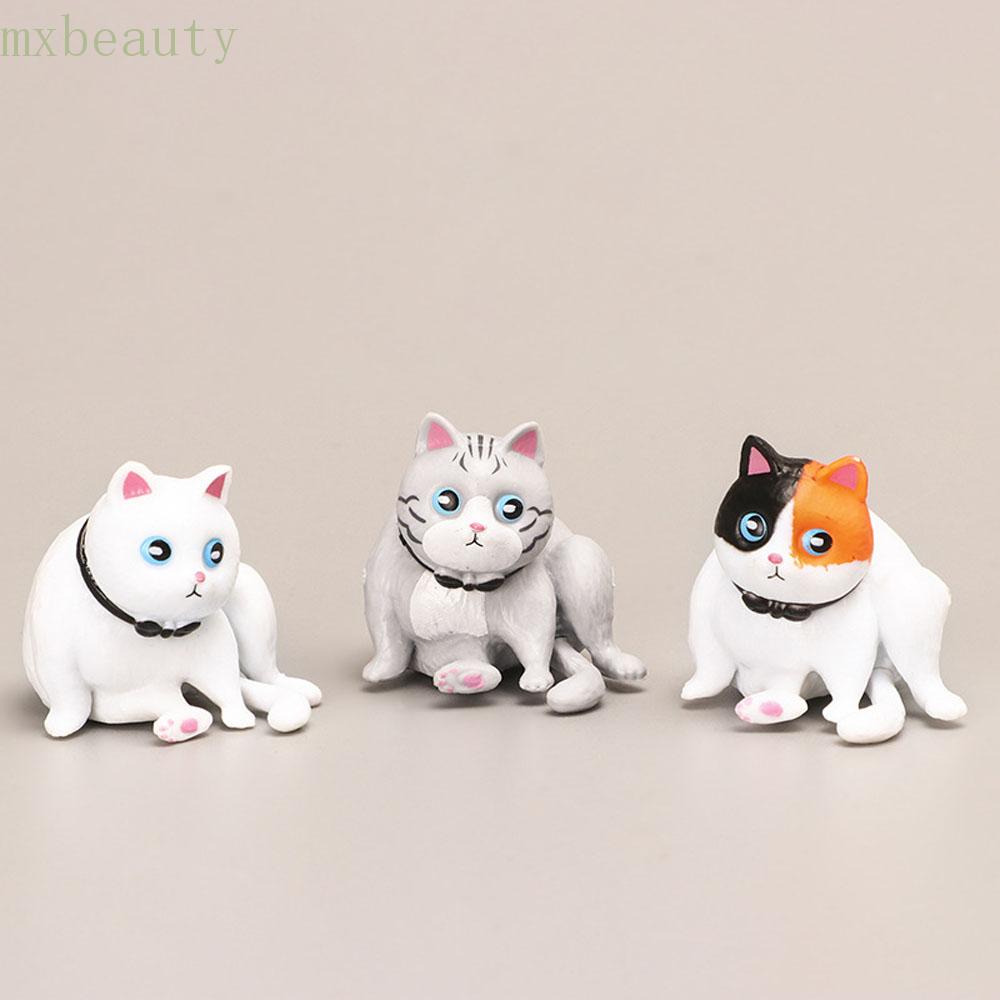 Mxbeauty Set 5 Mô Hình Mèo Bằng Pvc Dùng Trang Trí Nhà Cửa Diy