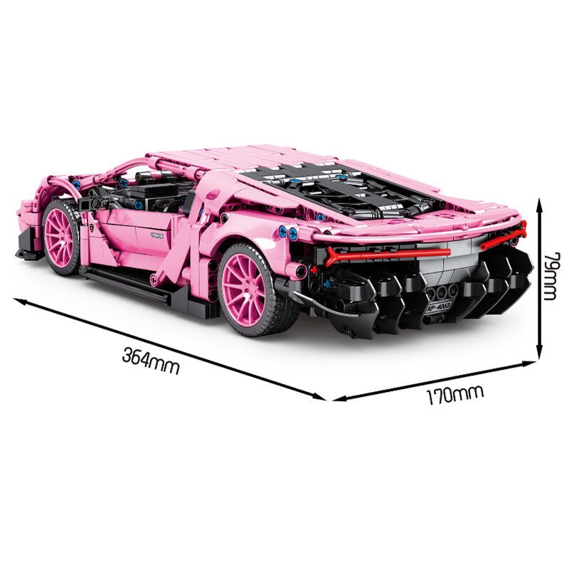 Đồ chơi Lắp ráp Mô hình Lamborghinis Sian FKP37 Aventador Car Roadster Siêu xe 1:14 SY 8609 1294pcs
