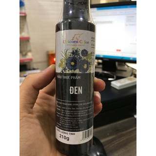 Màu thực phẩm đen đồng tiến Unicorn - 210 gram