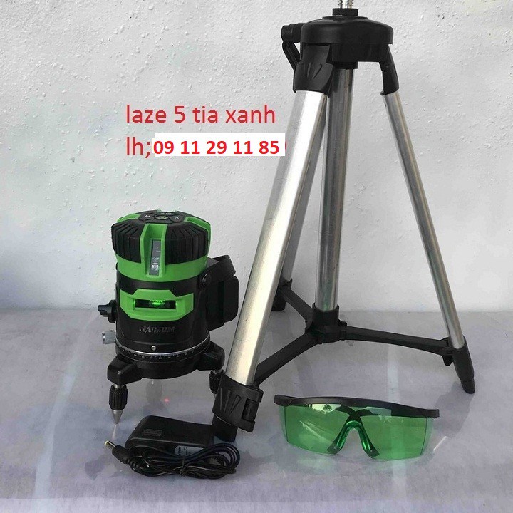 máy bắn cos laser 5 tia xanh