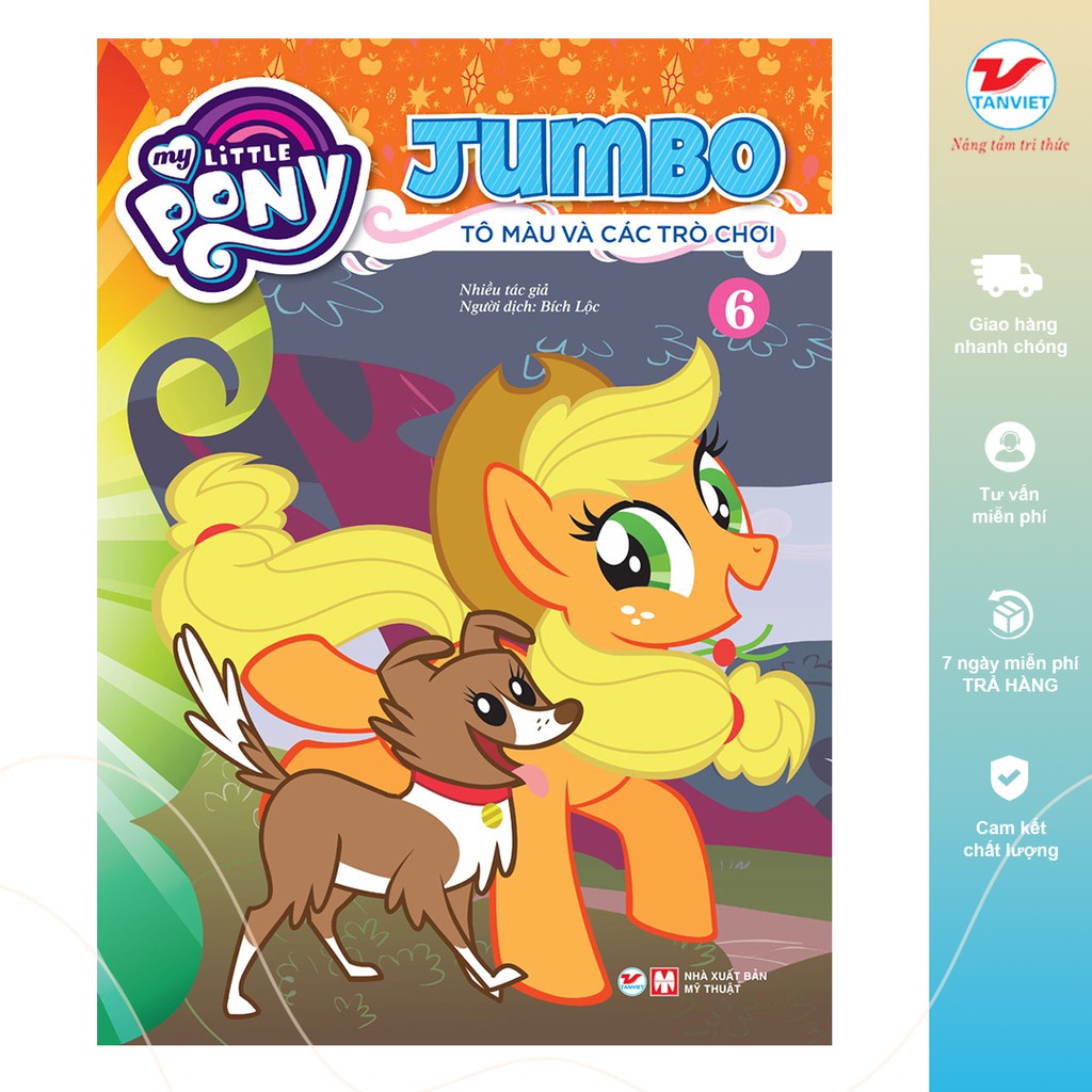 Sách - Combo 8 cuốn Tô Màu My Little Pony Jumbo Tô Màu Và Các Trò Chơi.