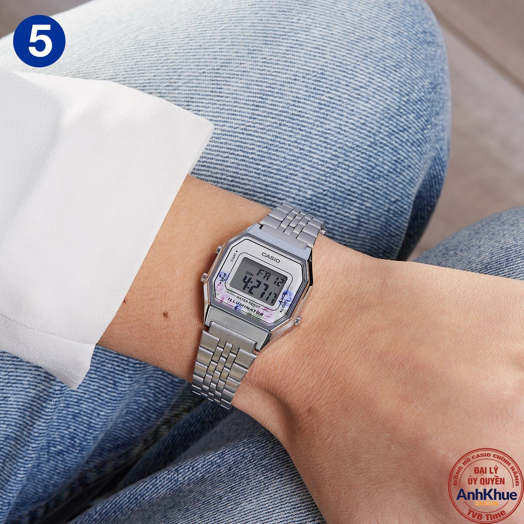 Đồng hồ nữ dây kim loại Casio Standard chính hãng Anh Khuê LA680 Series
