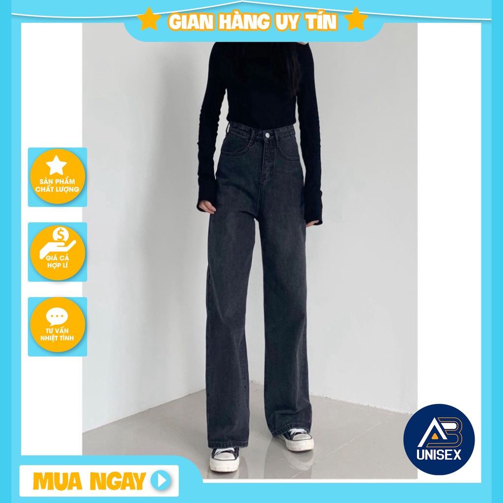 👕👖 [ TOP SALE ]  Quần kaki ống rộng eo cao phong cách Hàn Quốc trẻ trung ⚡ | BigBuy360 - bigbuy360.vn