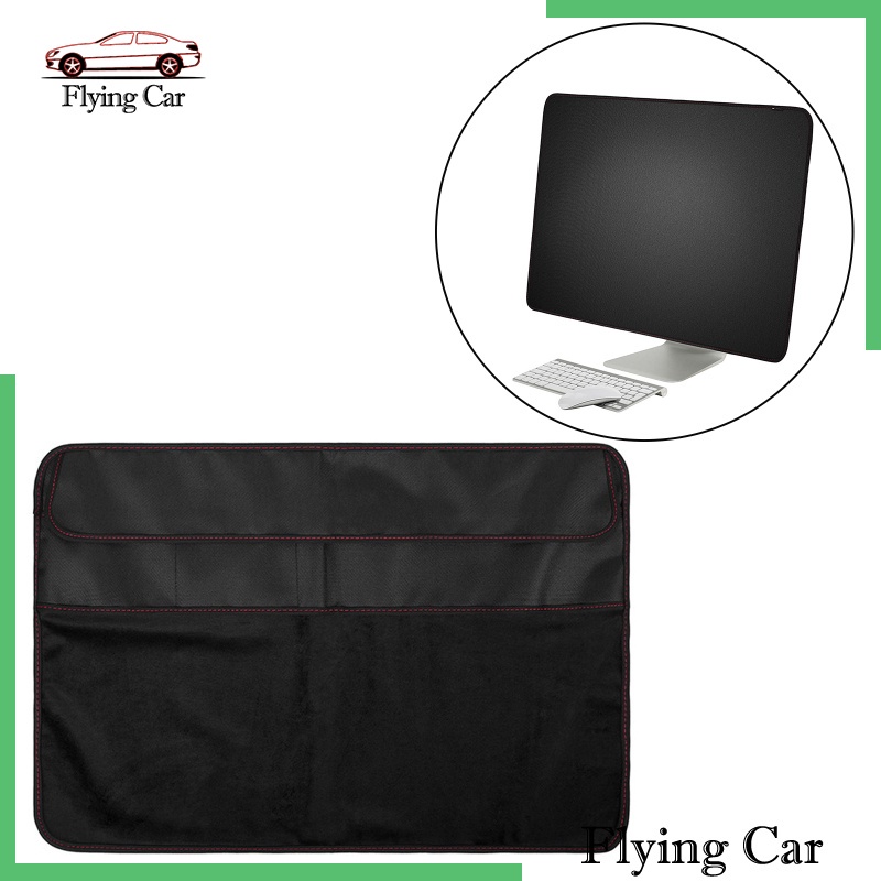 [giá giới hạn] PC Monitor Screen Dustproof Cover PU Leather  for iMac, Easy to Use