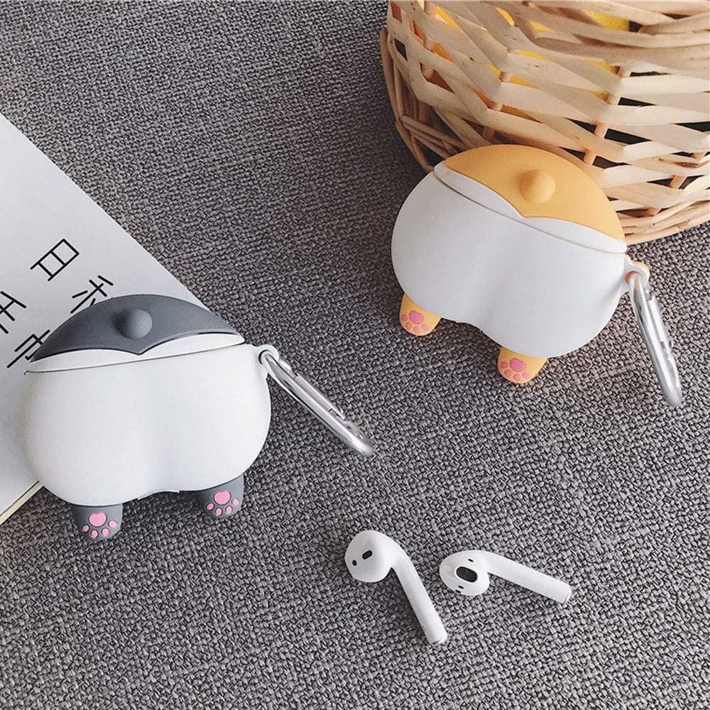 [HOT TREND] Case Airpods Hình Thú Đựng Tai Nghe Airpods Bằng Silicon Dẻo Siêu Đẹp 1 2 i11 i12 es39