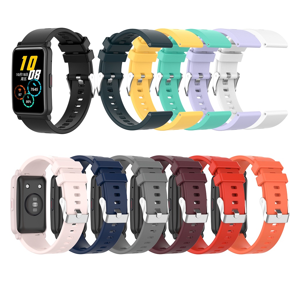 Dây Đeo Đồng Hồ Bằng Silicone 20mm Cho Huawei Honor Watch Es / Haylou LS02 / Amazfit Gts / Gts 2