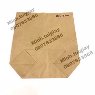 Túi giấy Kraft size 20x20