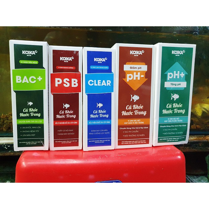 COMBO SẢN PHẨM MỚI KOIKA PSB CLEAR PH BAC+