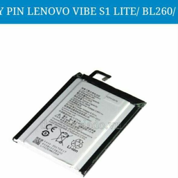 Pin lenovo VIBE S1 LITE BL260 xịn bảo hành 3 tháng