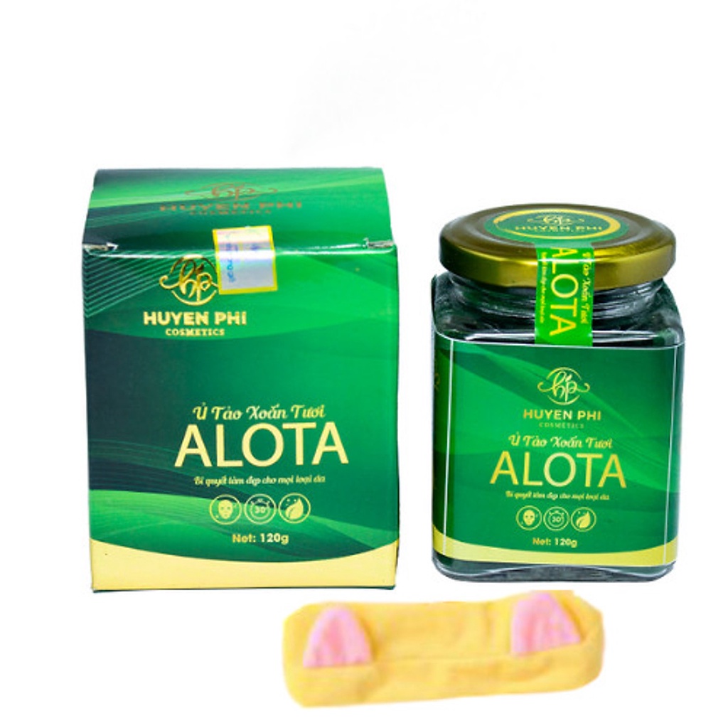 Ủ Tảo Xoắn Tươi Alota Huyền Phi - 100% Tảo Tươi - Giúp Dưỡng Trắng Cấp Ẩm Tái Tạo Da