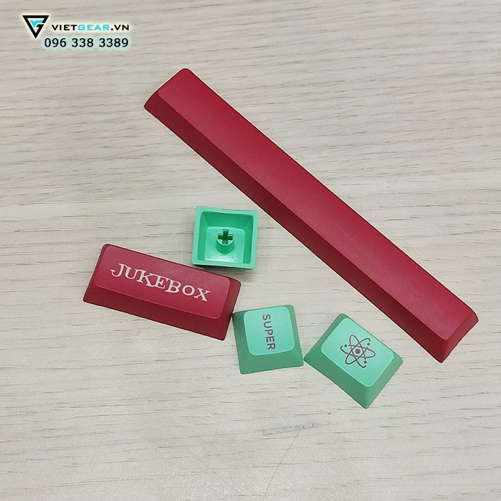 Bộ nút bàn phím XDA Jukebox thick PBT dyesub 147 nút