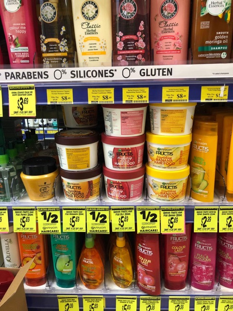 Kem dưỡng xả tóc Garnier 3in1 của Úc 390ml (kèm bill) | BigBuy360 - bigbuy360.vn