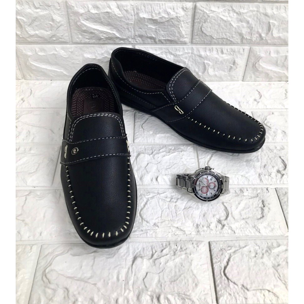 Giày mọi nam mẫu mới, da mềm, phom đẹp, đế được khâu sẵn rất chắc chắn, mã GM6