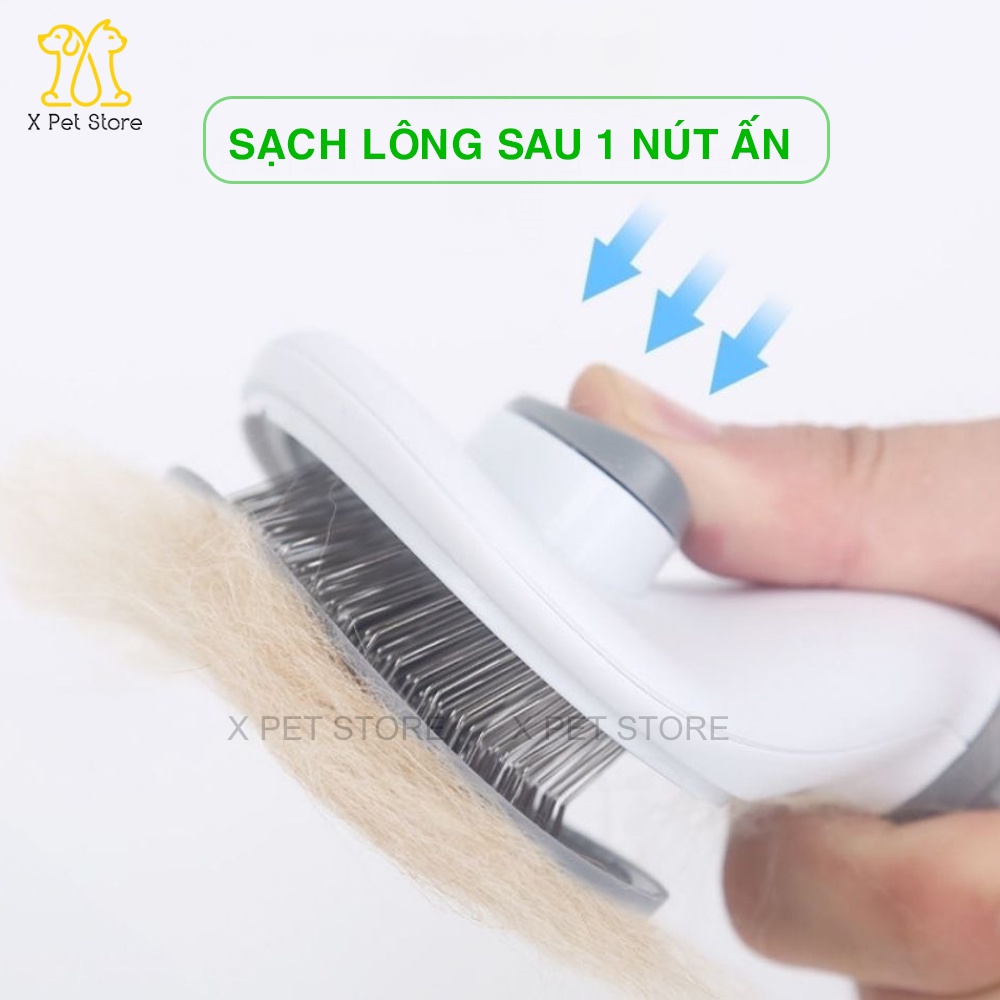 [Mã PET50K giảm Giảm 10% - Tối đa 50K đơn từ 250K] Lược Chải Lông Chó và Lược Chải Lông Mèo, Hàng Nhập Khẩu