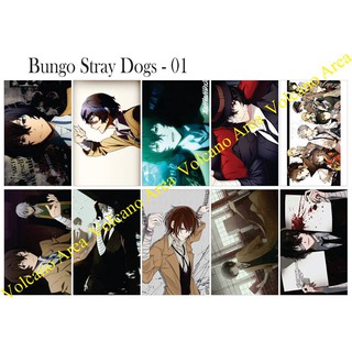 Bộ hình dán Bungou Stray Dogs Văn Hào Lưu Lạc - có nhiều mẫu Anime, Manga, Game sticker