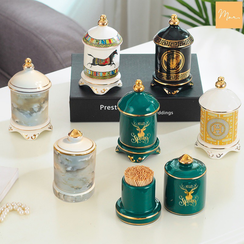 Lọ tăm sứ cao cấp
