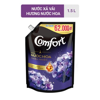 Nước Xả Vải Comfort Hương Nước Hoa Thiên Nhiên Bella túi (1.5L)