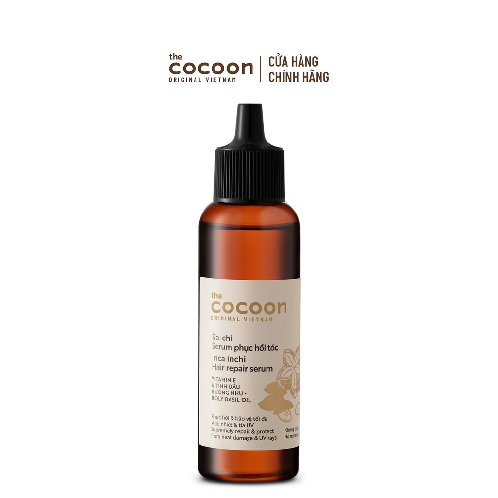 [Mã FMCGMALL -8% đơn 250K] Serum Sa-chi phục hồi tóc Cocoon bảo vệ tối đa khỏi nhiệt và tia UV 70ml