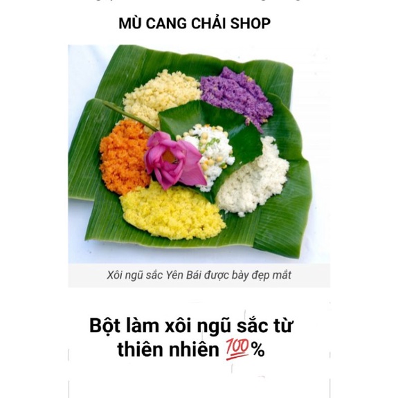 Hoa mật mông  nấu xôi màu vàng túi 100g
