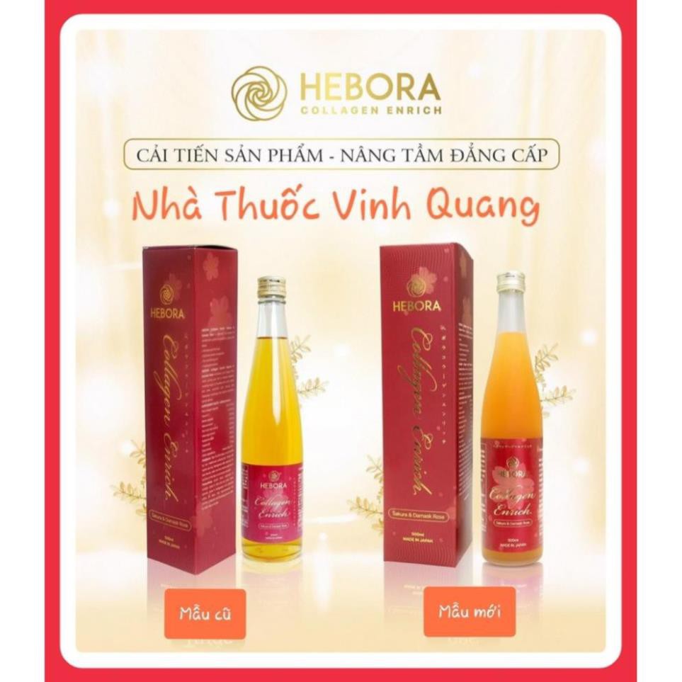 Collagen Hebora Erich Thủy phân 3in1- Dưỡng da trắng Mịn Tái Tạo Phục Hồi Làn Da Hư Tổn [ Chính Hãng]