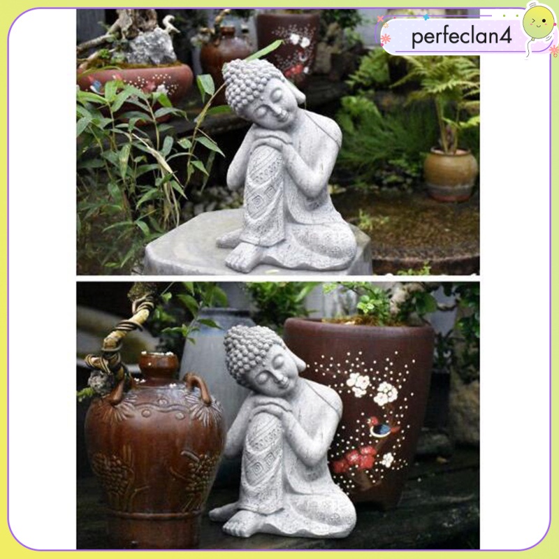 Mô Hình Tượng Phật Bằng Nhựa Resin Để Bàn Trang Trí Sân Vườn 4